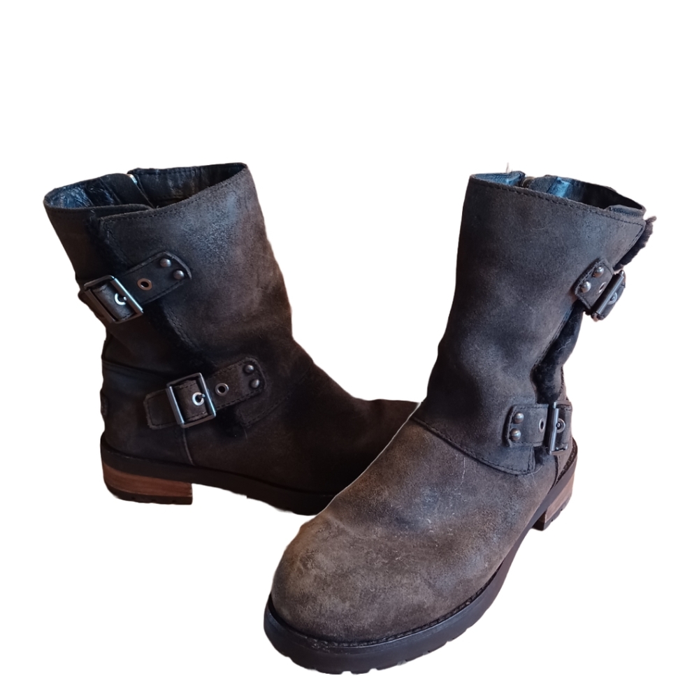 UGG AUSTRALIA NEILS Ii SIDE ZIP BOOTS SIZE 7